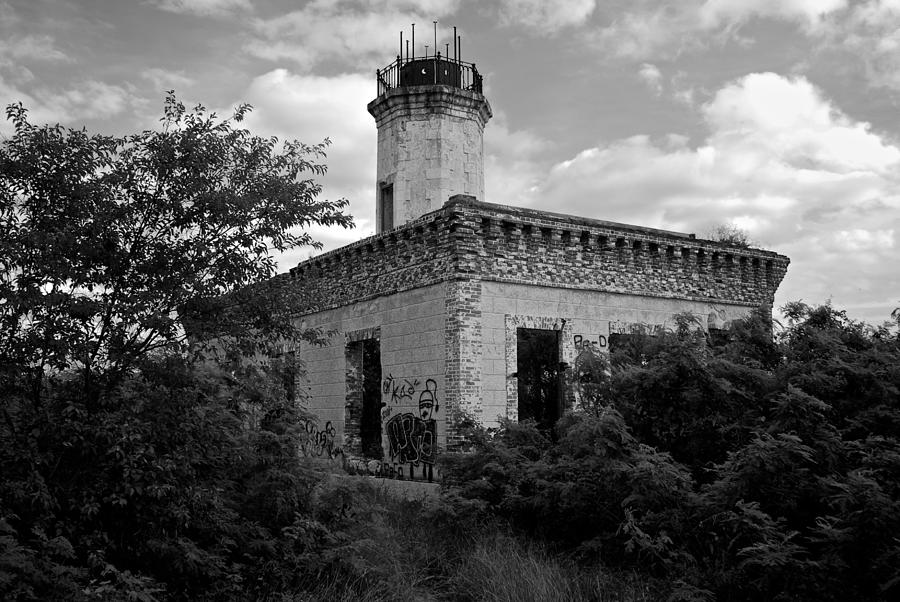 Guanica Lighthouse B W 1 Photograph by Ricardo J Ruiz de Porras