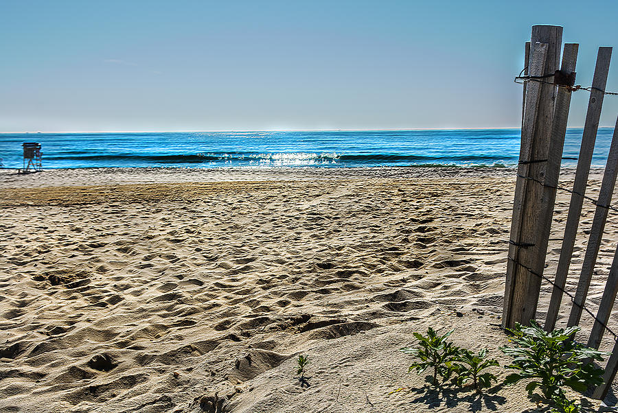 Beach Photograph - Guard chair by Ryan Crane