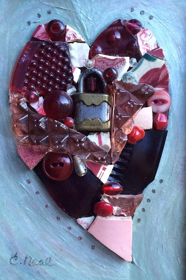 Guard Your Heart Mixed Media by Carol Neal