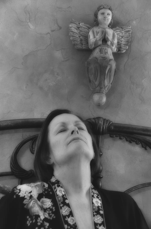 Guardian Angel BW Photograph by Ron White