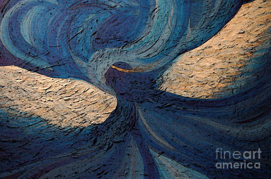 Abstract Painting - Guardian Angel by jrr by First Star Art