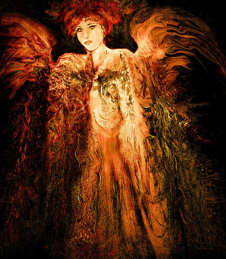 Guardian Angel Mixed Media by Natalie Holland