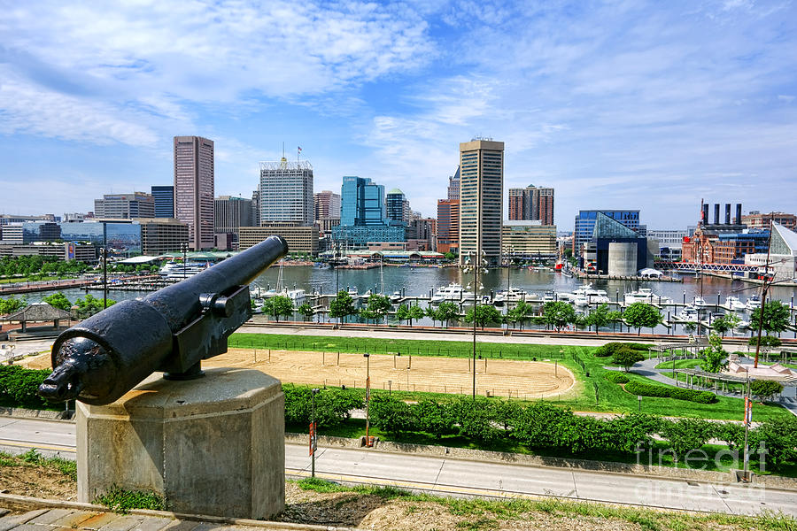 Baltimore Photograph - Guarding Baltimore by Olivier Le Queinec