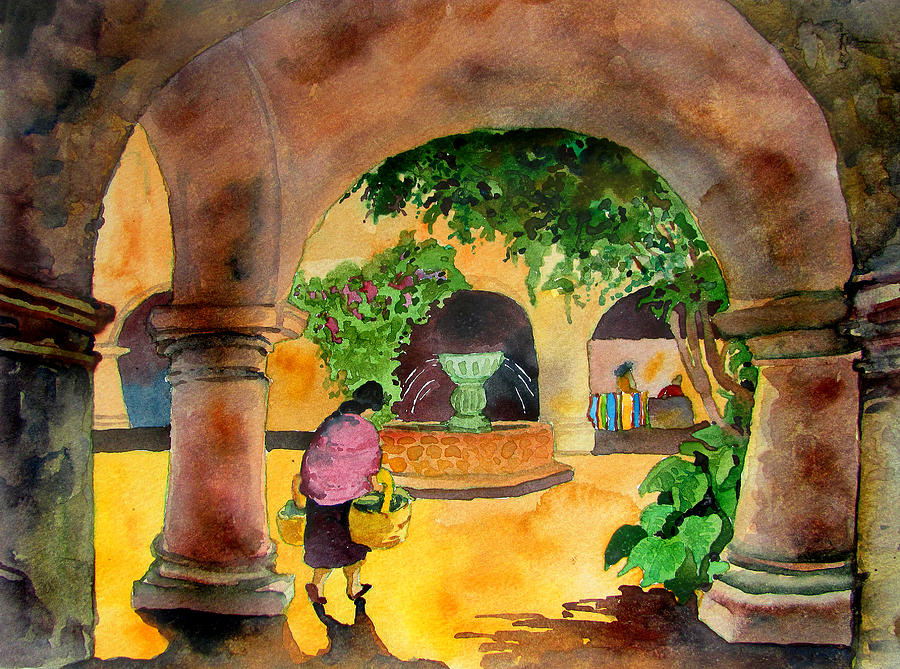 Archway Painting by James Huntley