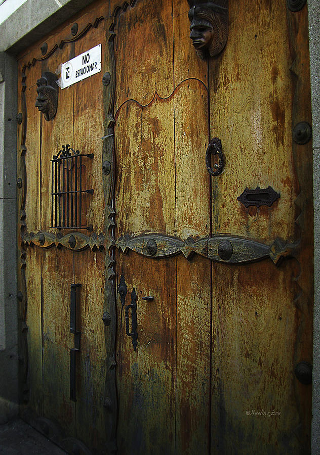 Mayan Photograph - Guatemala Door 2 by Xueling Zou