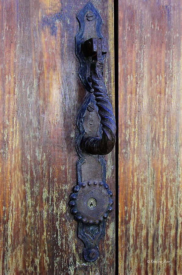 Guatemala Door Decor 4 Photograph by Xueling Zou
