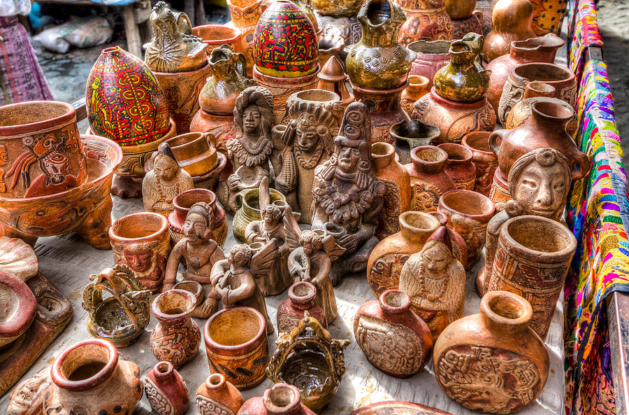 Guatemala Pottery Photograph by Victor Marsh - Fine Art America