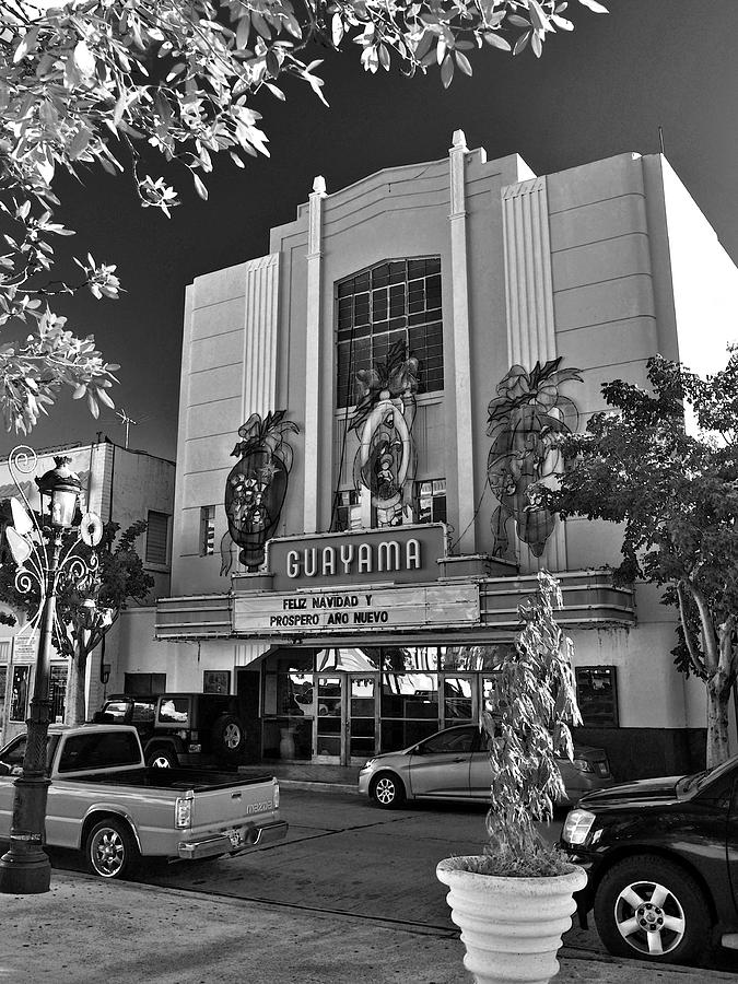 Guayama Movie Theater B W Photograph by Ricardo J Ruiz de Porras