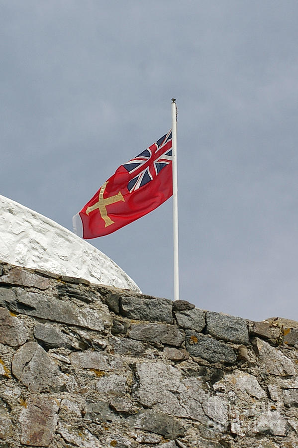 Guernsey Flag Photograph by Nancy L Marshall