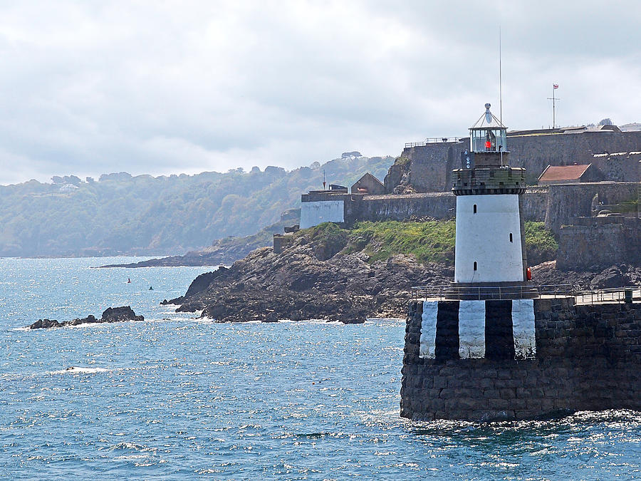 Guernsey Lighthouse Photograph by Gill Billington