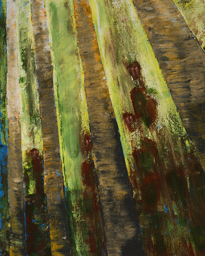 Abstract Painting - Guests by Siyavush Mammadov
