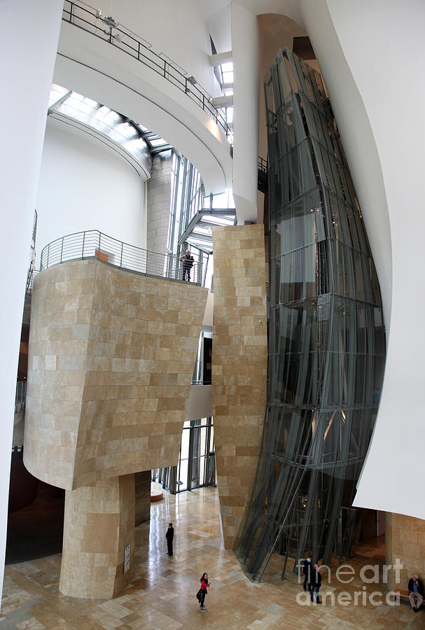 Guggenheim Atrium Bilbao Spain Photograph by Ros Drinkwater | Fine Art ...