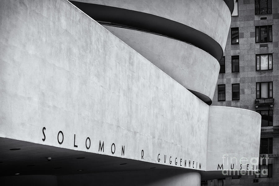 Guggenheim Museum BW Selenium  Photograph by Jerry Fornarotto