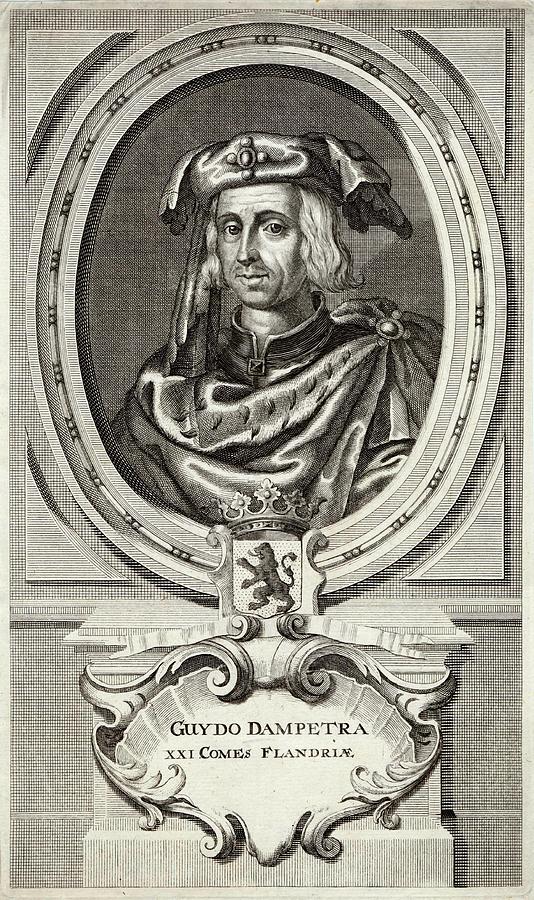  Gui De Dampierre  Count Of Flanders Drawing by Mary Evans 