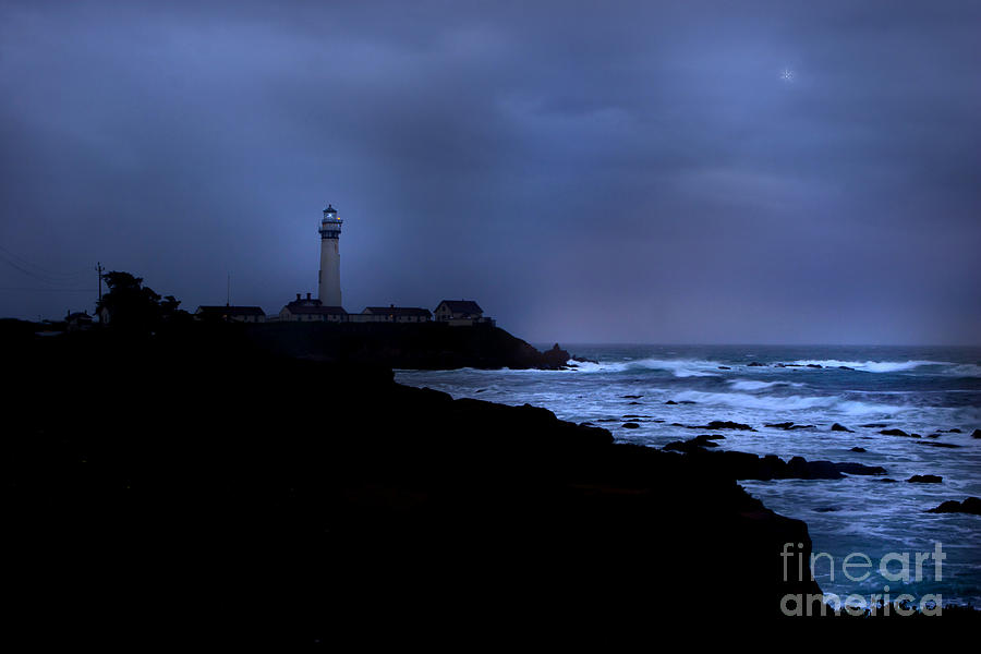 Lighthouse Photograph - Guiding Light by Dawn De Vos