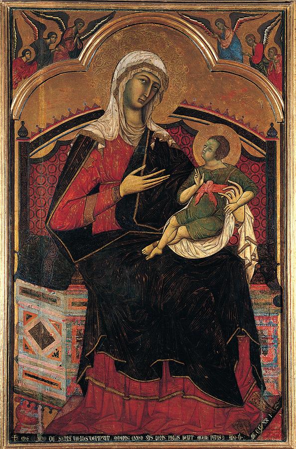 Guido Da Siena, Madonna And Child Photograph by Everett Fine Art America