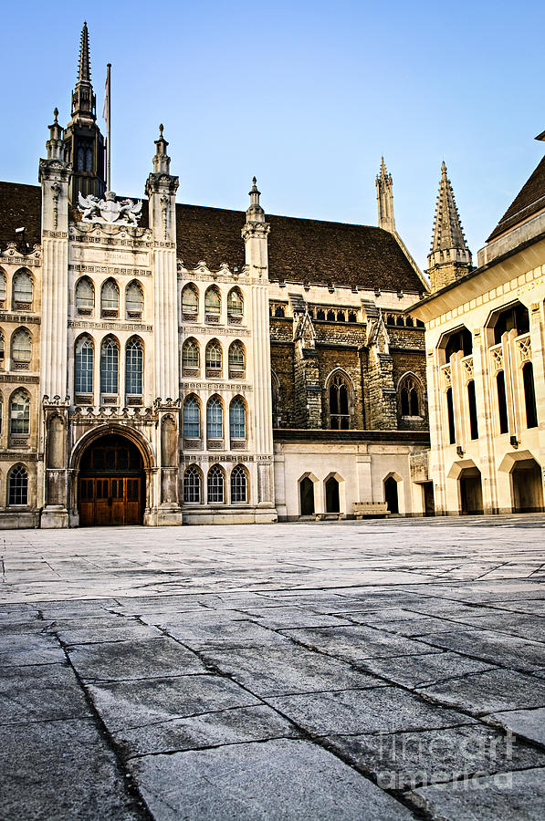 Guildhall building and Art Gallery Photograph by Elena Elisseeva
