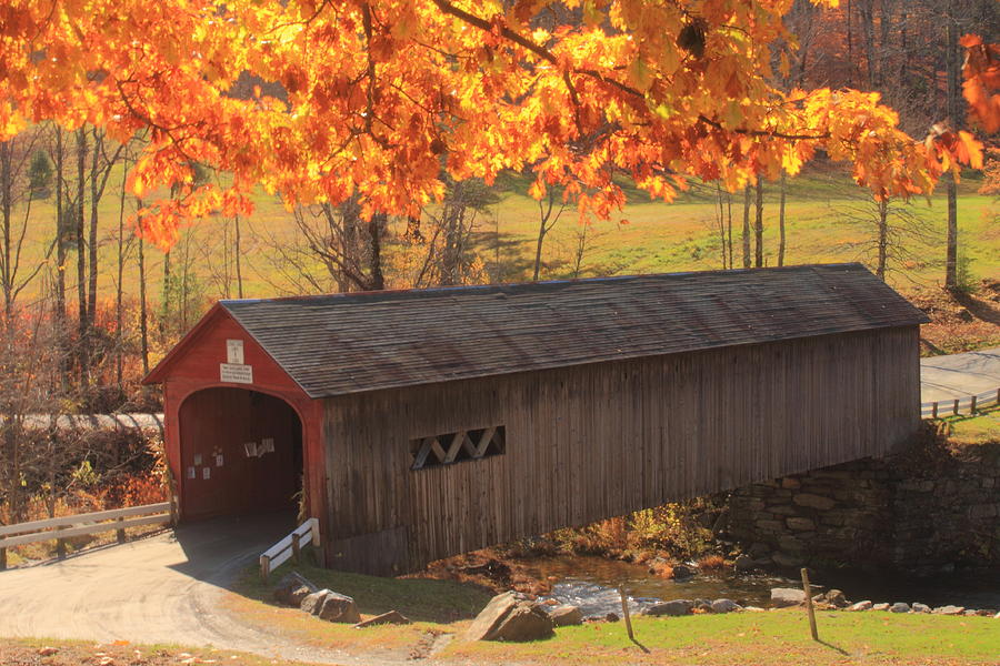 Guilford Vermont Covered Bridge Photograph by John Burk