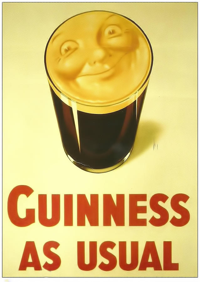 Guinness As Usual Digital Art by Georgia Fowler