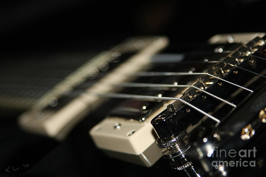 Guitar Glance Photograph by Karol Livote