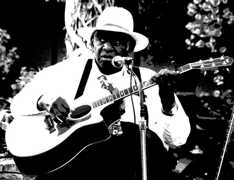 Guitar Man B/W Photograph by Elliott Fingerhood - Fine Art America