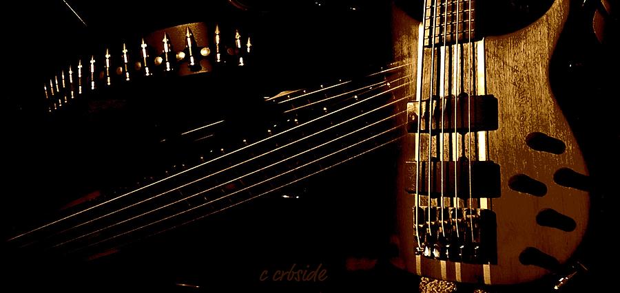 Guitar Panorama  Photograph by Chris Berry