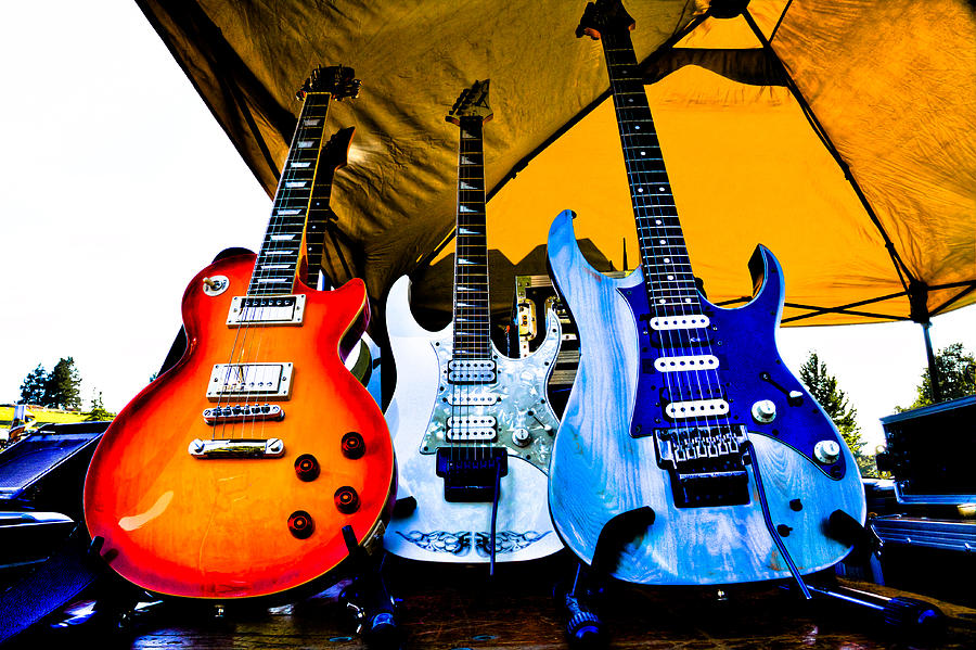 Guitar Trio Photograph by David Patterson
