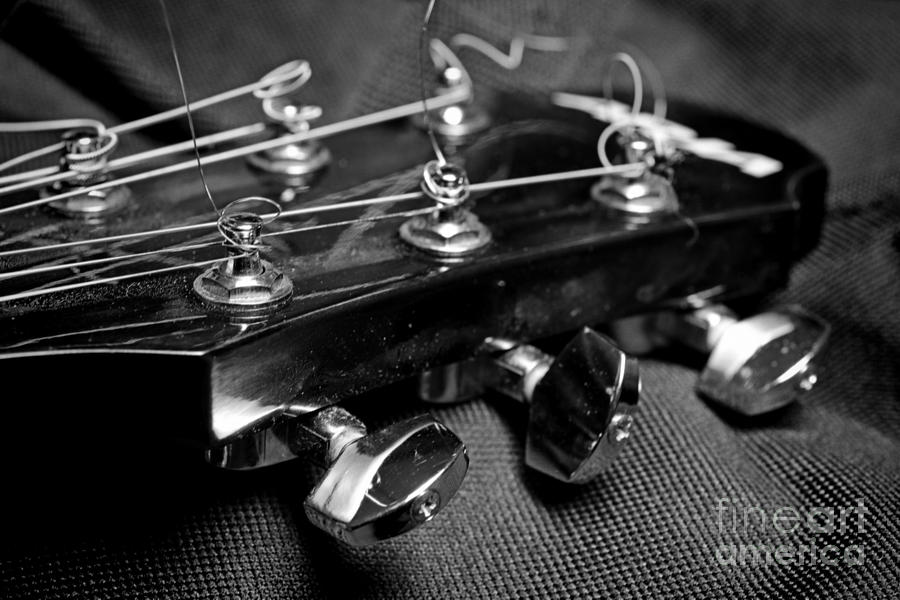 Guitar Tuning Keys Photograph by Paul Ward