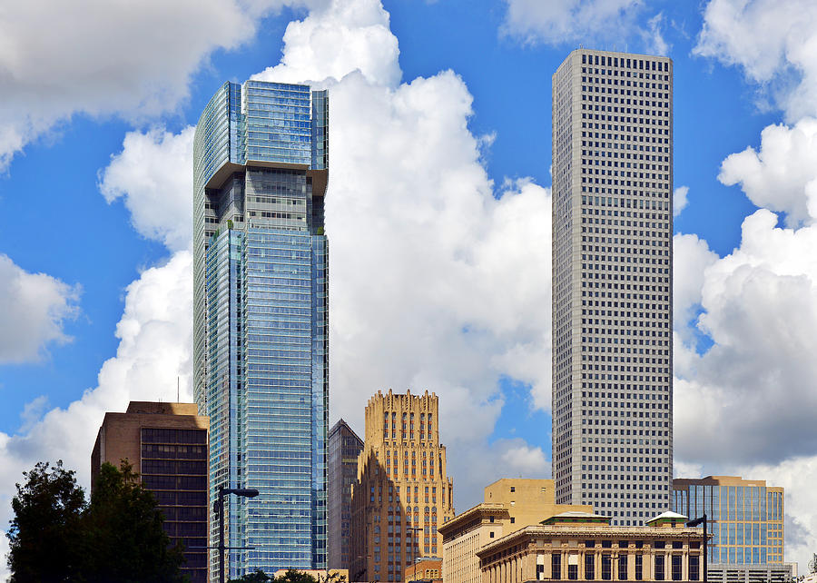 Houston Photograph - Gulf Building Houston Texas by Alexandra Till
