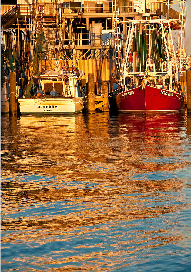 Gulf Coast fishing boats Photograph by Dennis Cox