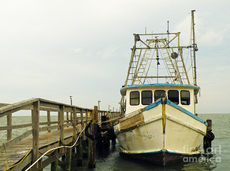 Wooden Pier Photograph - Gulf Coast Queen by Joe Pratt