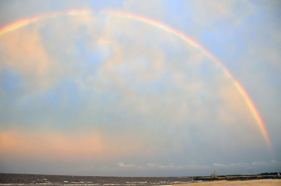 Gulf Coast Rainbow Photograph by Charlotte Schafer