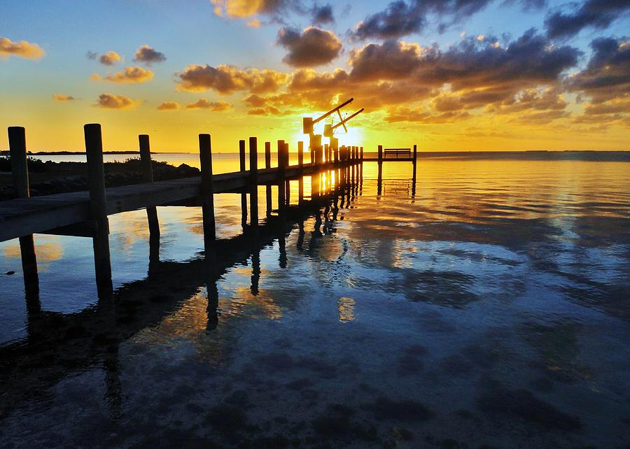 Gulf Coast Sunset Photograph by Benjamin Yeager