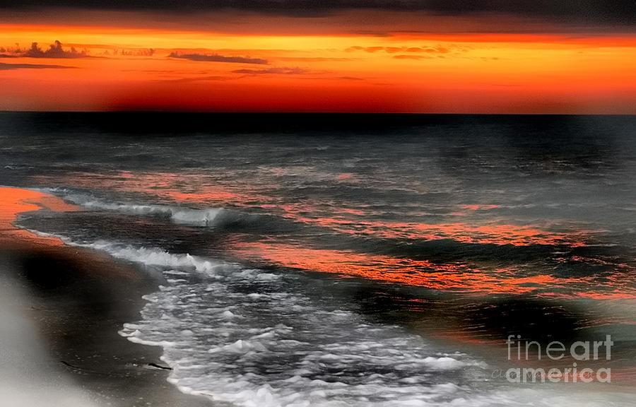 Sunset Photograph - Gulf Coast Sunset by Clare VanderVeen