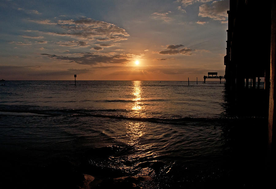 Gulf Coast Sunset - Clearwater Florida Photograph by John Black