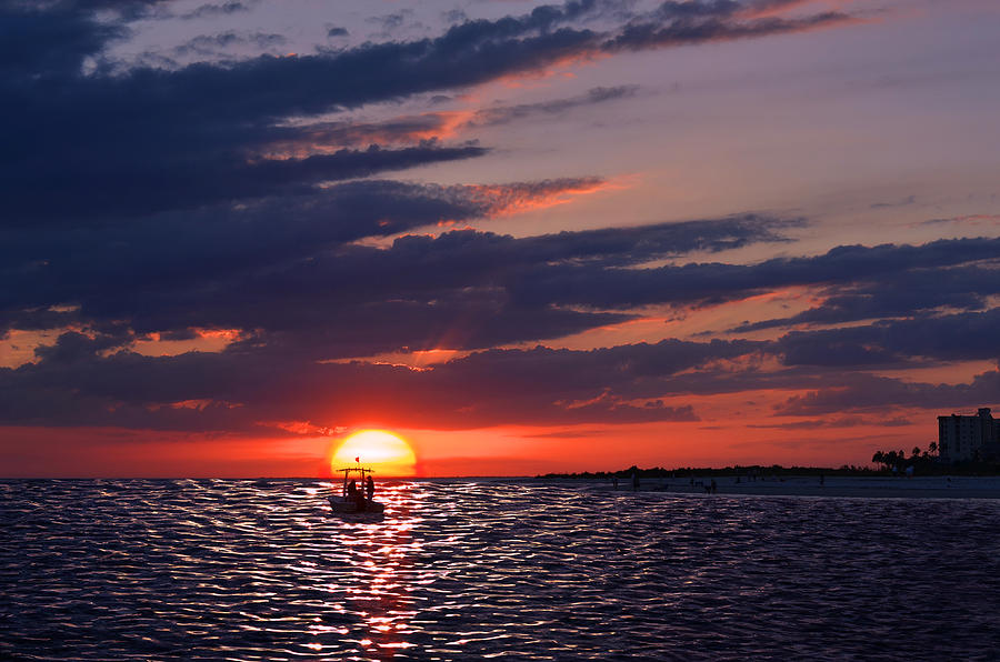 Gulf Coast Sunset Photograph by Laura Fasulo
