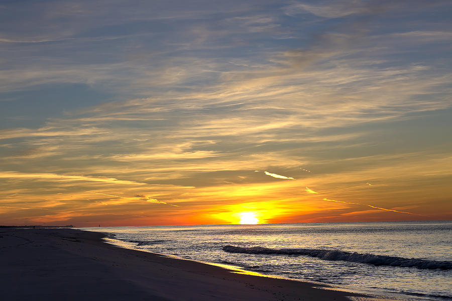 Gulf Shore Sunrise Photograph by Mark McKinney