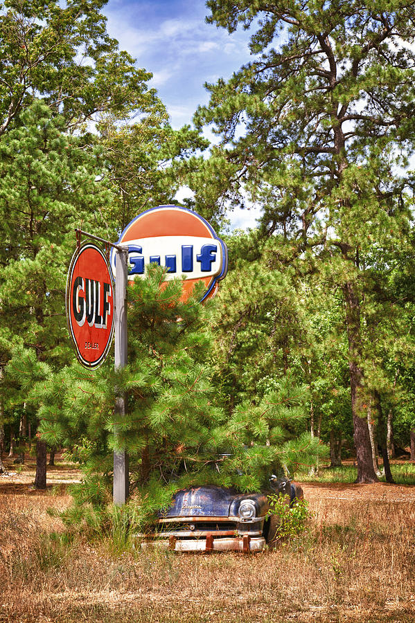 Gulf Station Relics Photograph by Denise Bush