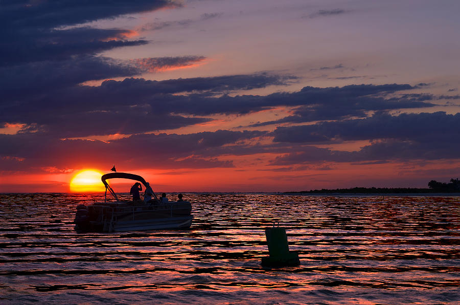 Gulf Sunset Photograph by Laura Fasulo