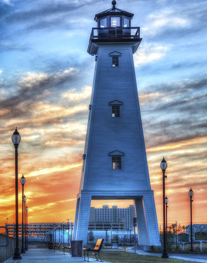 Lighthouse Photograph - Gulfport Lighthouse 3 by Sandra Lynn