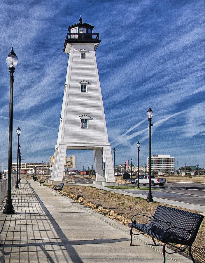 Gulfport Lighthouse 4 Photograph by Sandra Lynn
