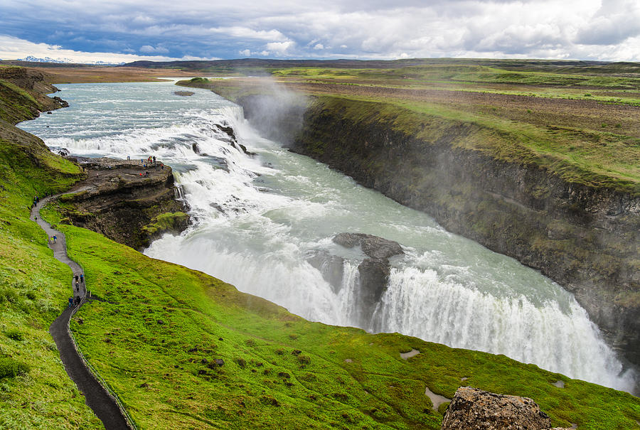 Gullfoss waterfall Iceland Photograph by Matthias Hauser