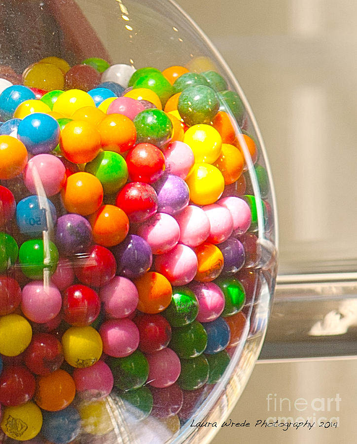 Gumball Machine Photograph by Artist and Photographer Laura Wrede