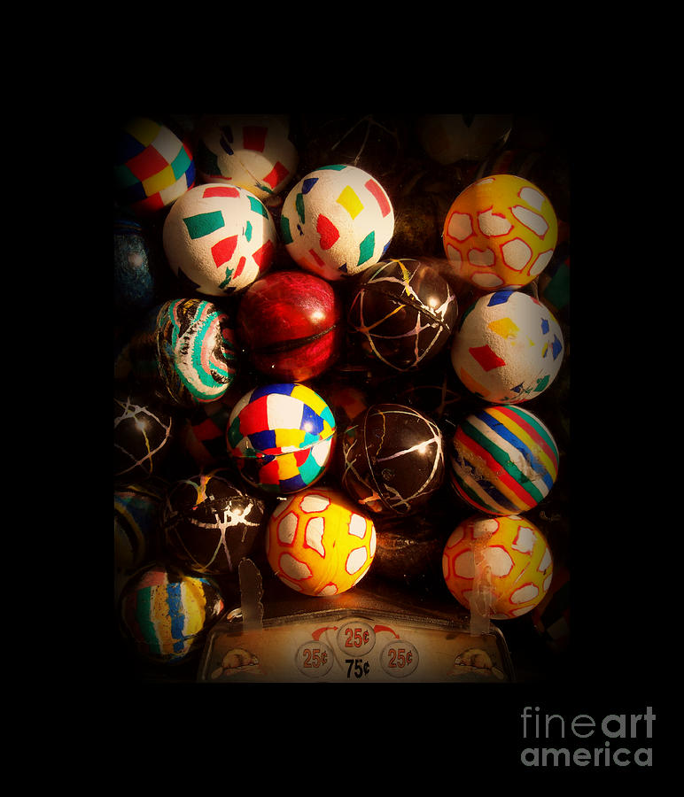 Series - Gumball Memories - Hi-Bounce Balls Photograph by Miriam Danar