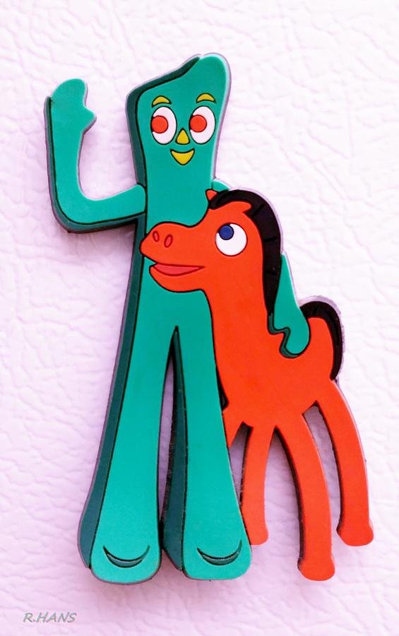 Still Life Photograph - Gumby And Pokey B F F by Rob Hans