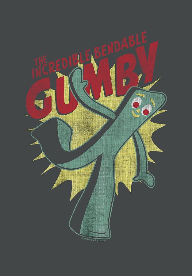 Gumby - Bendable Digital Art by Brand A