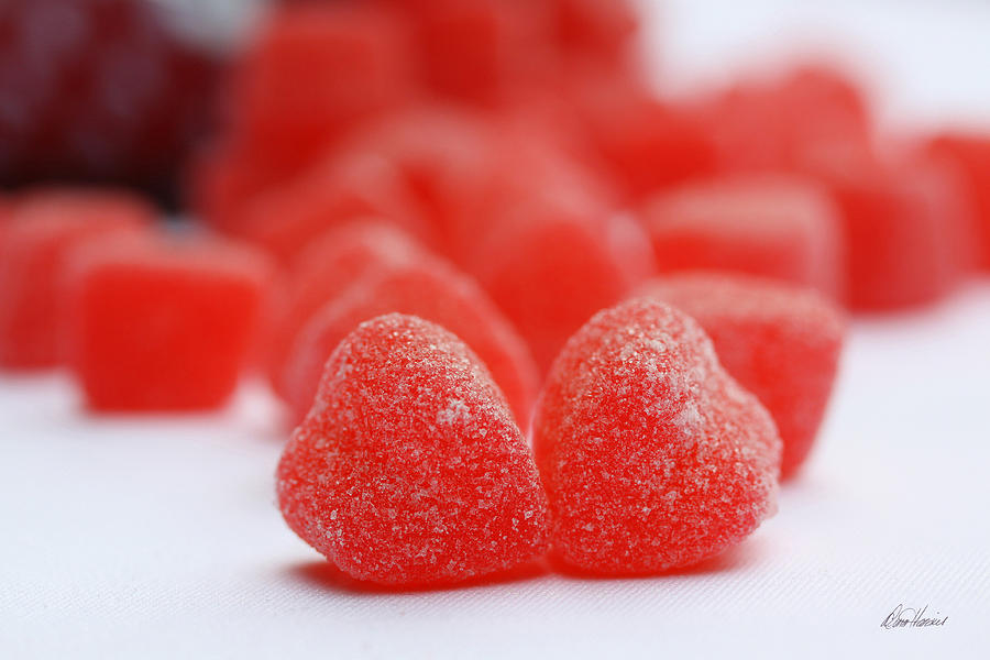 Gumdrop Hearts Photograph by Diana Haronis