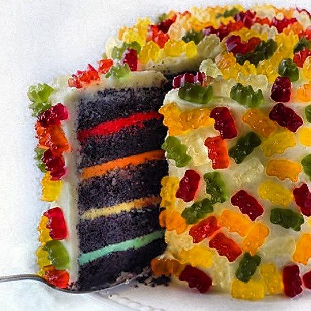 Snack Photograph - Gummi Bear Cake #cake #omg #beautiful by Brandon Fisher