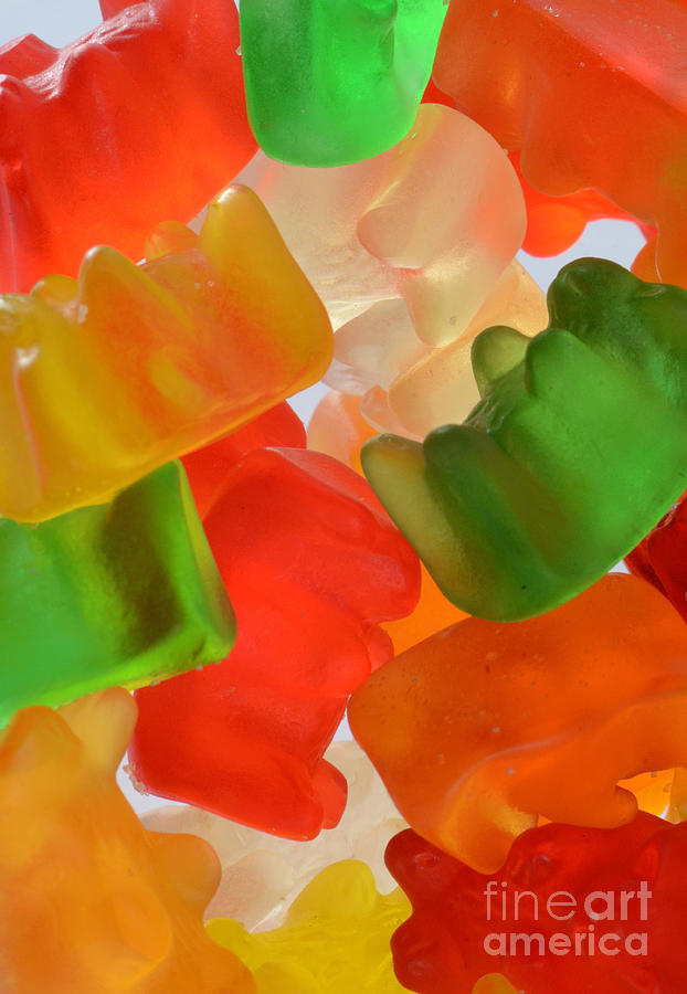 Gummy Bears Photograph by Photo Researchers, Inc.