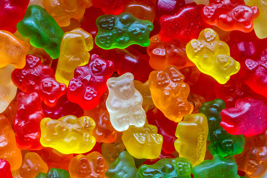 Candy Photograph - Gummy Bears by Pierre Leclerc Photography